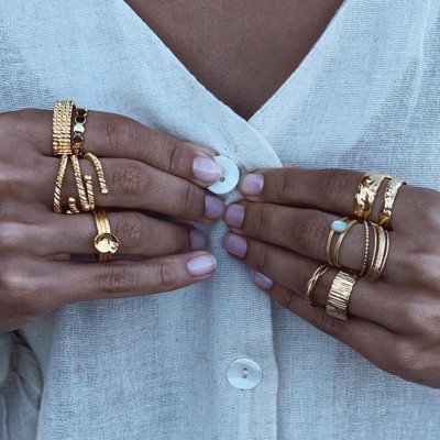 // 10 FINGERS // Is not enough ? Our little jewels born to be worn. Gold plated 3 microns • Made in Paris with love ️